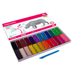 Пластилін 24кол. ГАММА_UA Захоплення 384г со стеком 200316