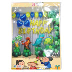 Набір святковий Лидер Happy Birthday Фотозона з повітряними кульками Динозаври №8895