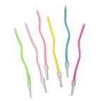 Свічки-набір для торта Лидер 6 свічок по 12см макарун 407