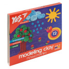 Пластилін 12кол. Yes 240гр 540560 Erudite