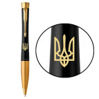 Кулькова ручка Parker  30035_T001y Urban 17 Muted Black GT Тризуб