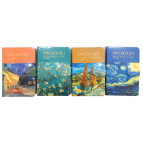 Блокнот А6 112арк ЛИДЕР 9501-14 Van Gogh з магнітним клапаном