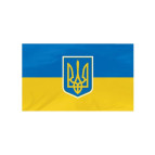 Прапор України 145см*90см с Гербом, поліестер 6032