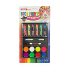 Аквагрим для обличчя фарби та олівці FACE PAINTS 6+8кол. HuaBa EN71/МА-23-15