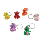 Брелок гумовий Дракончик 3см асорті №1539-5