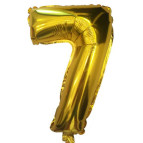 Повітряна кулька ООПТ Цифра-7 45см 1шт, золото 8535g-7