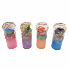 Іграшка антістрес Слайм (Лізун) №721-28 Crystal Mud у баночці 14/8*5,5см з іграшкою Сквіш Морські мешканці