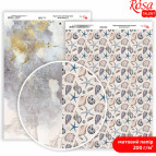 Папір для дизайну Rosa Talent А4 200г/м матовий двостор. Ocean Dreams-5 5311160