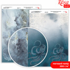 Папір для дизайну Rosa Talent А4 200г/м матовий двостор. Ocean Dreams-6 5311161