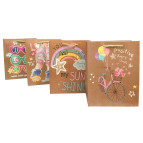 Пакет подарунковий паперовий 18*23*10см ООПТ Positive YC-106-S