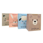 Пакет подарунковий паперовий 30*41,5*12см ООПТ Мордашки 225-L