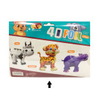 Повітряна кулька фольга Леопард збірна 61*57см з 5-ти частин YY-F0953