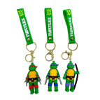 Брелок гумовий Черепашка 9см зі стрічкою Turtles, асорті №Х8-2