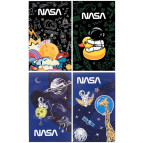 Блокнот-планшет A6 50арк безлін. Kite NASA NS23-195