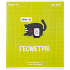 Зошит шкільний А5+ 48арк Kite предметний кл. Cat Геометрія K23-240-19
