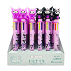 Кулькова ручка 6-ти кольорова Лидер Куромі Kuromi №8016-K