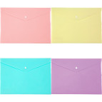 Папка А4 Axent на кнопці Pastelini 1412-**-A