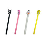 Кулькова ручка з насадкою Друзі Куромі Kuromi Лидер асорті, пише синім №075-А