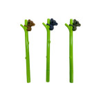 Кулькова ручка з насадкою Коала Sofun ЛИДЕР асорті, пише синім №1690