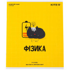 Зошит шкільний А5+ 48арк Kite предметний кл. Cat Фізіка K23-240-23