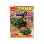 Конструктор HLJW військова техніка Tank 8в1 збери танк №0868-97D/SA-582