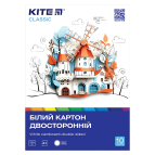 Картон білий А4 10арк KITE мод 254 Classic K-254