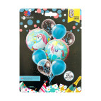 Повітряна кулька ZYBalloon набір 8шт. різного розміру, Єдиноріг 10122