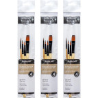 Набір пензлів для акрилу Art Nation Artist Brush 4шт. №1,3,6,1/2 AS440-1