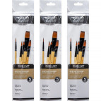 Набір пензлів для акрилу Art Nation Artist Brush 5шт. №2,4,6,8,14 AS550-1