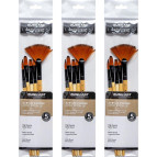 Набір пензлів для акрилу Art Nation Artist Brush 5шт. №5,8,8,8,8 AS550-3