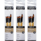 Набір пензлів для акрилу Art Nation Artist Brush 5шт. №6,6,6,8,10 AS550-4