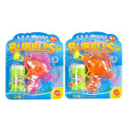 Пістолет для мильних бульбашок Happy Bubbles з розчином, асорті №9905-А/9908-А