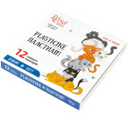 Пластилін 12кол. Rosa Kids 192г Cats 302102