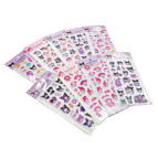 Наліпки дитячі Лидер №ST-4601 10*22см друзі Kuromi об'ємні, асорті