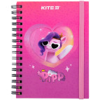 Блокнот спіраль А6 80арк. Kite My Little Pony LP24-229