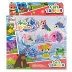 Гра настільна 4FUN Game Club Аква мозаїка, Світ тварин 16384