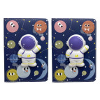 Блокнот з Сквіш Космонавт А5 80арк асорті 4220-14