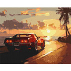 Картина по номер. на холсті 40*50см Идейка КН2794 Поїздка біля узбережжя