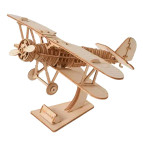 Конструктор дерев'янний 3D Wooden Art МО002-001 Biplane 23*17*11,5см