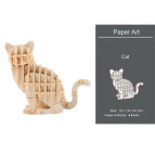 Конструктор дерев'янний 3D Wooden Art МО001-006 Cat 10,2*3,8*9см