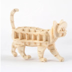 Конструктор дерев'янний 3D Wooden Art МО001-007 Walking Cat 5,7*7*7,6см