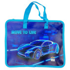 Папка-портфель А4 Kidis пластик на блискавці FC 14084 Move to Live