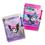 Блокнот спіраль А6 30арк Лидер Kuromi з ручкою, асорті DB-98266