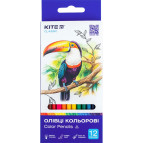 Олівці кольорові 12кол. Kite тригранні Classic K-053