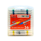 Маркер акриловий Aodemei двосторонній Acrylic Marker набір 36шт 6140-36 у пластиковому футлярі