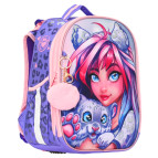 Ранець каркасний Class SchoolCase Mini 2406C Unicorn 35*27*16см