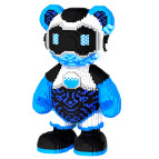 Конструктор 3D Magic Blocks Робот Панда 7268 деталей, кор. 33*24,5*8,5см №7019