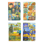 Блокнот 13*19см 112арк Лидер 9502-15 Ван Гог з магнітним клапаном