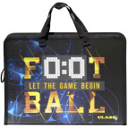 Папка-портфель 25,5*35см Class пластик на блискавці 5632-24C Football