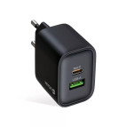Мережевий зарядний пристрій USB-A 1xPorts +Type-C 1xPort 20W , PD, QC3.0 Veron Home Charger  TC-U15/778855